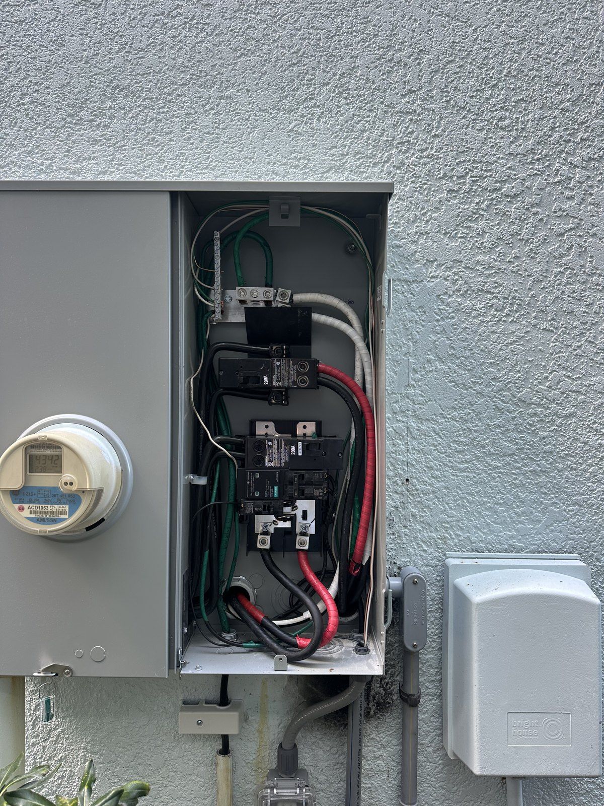 New panel and service with surge protection after replacement — Hammock Beach