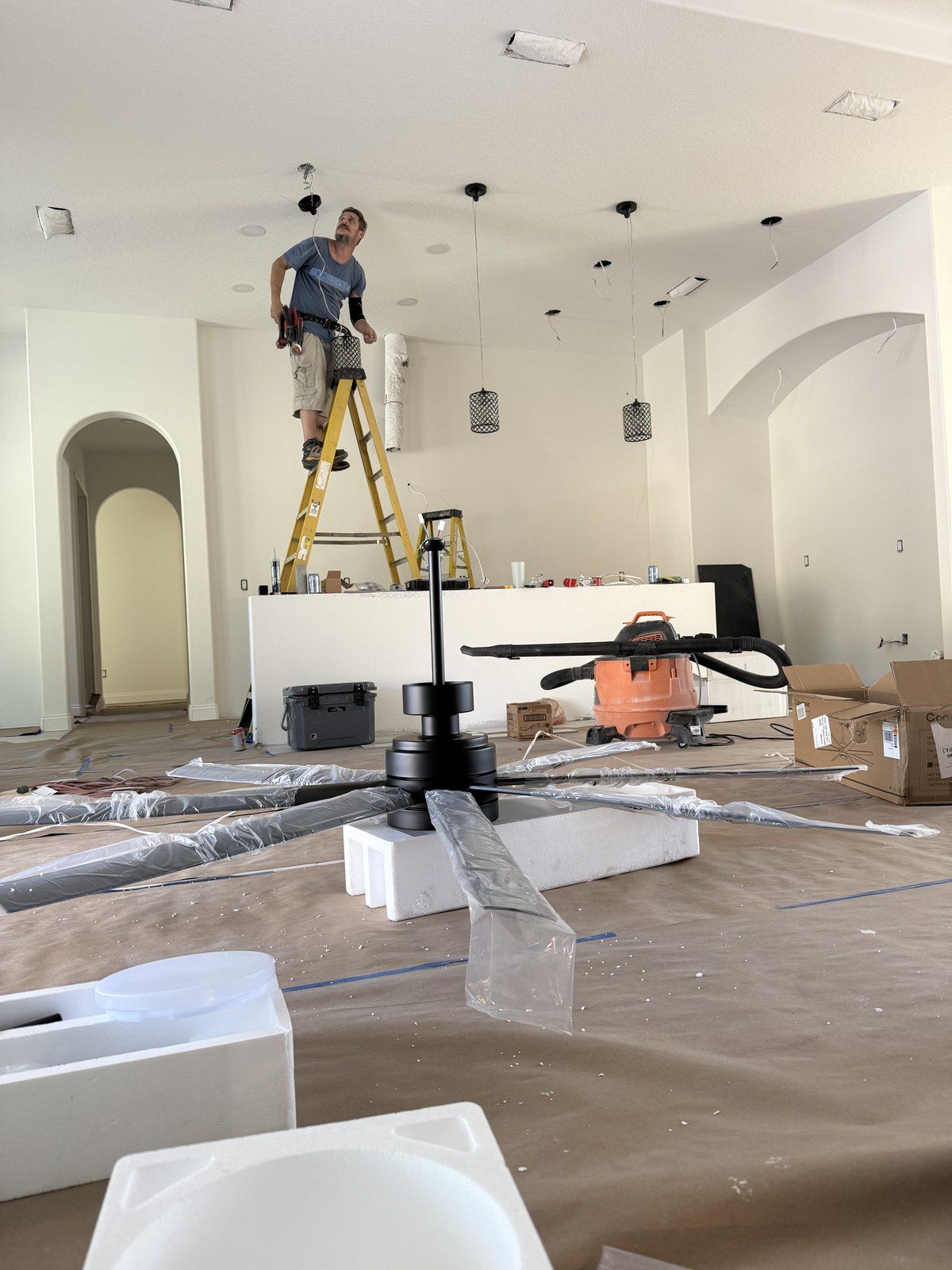 4,500 sq ft custom home - new-construction wiring, Palm Coast (L Section)