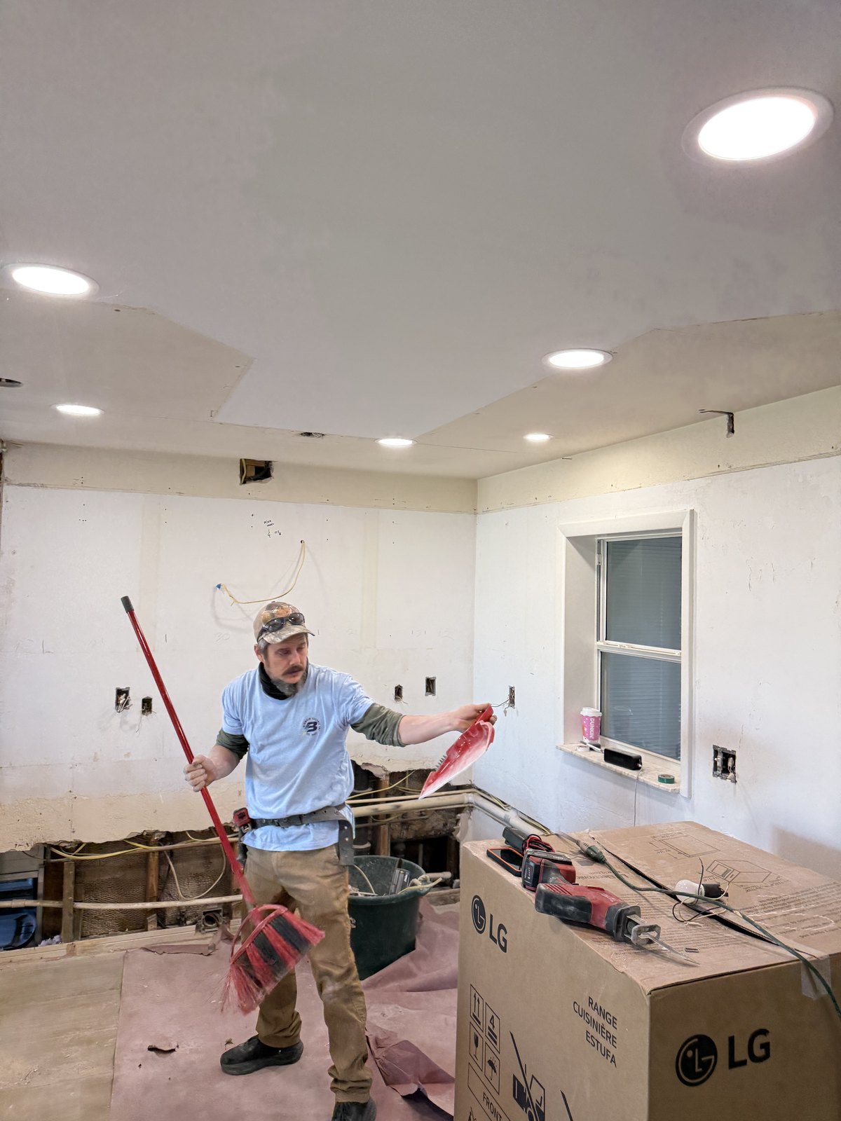 Kitchen remodel wiring underway in Ormond-by-the-Sea — Blondin Electric