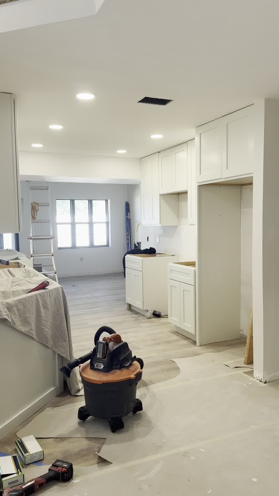 Kitchen remodel with recessed lighting and new appliance circuits — Palm Coast P Section